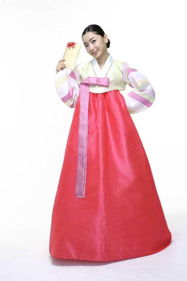 Couple in Korean Dress