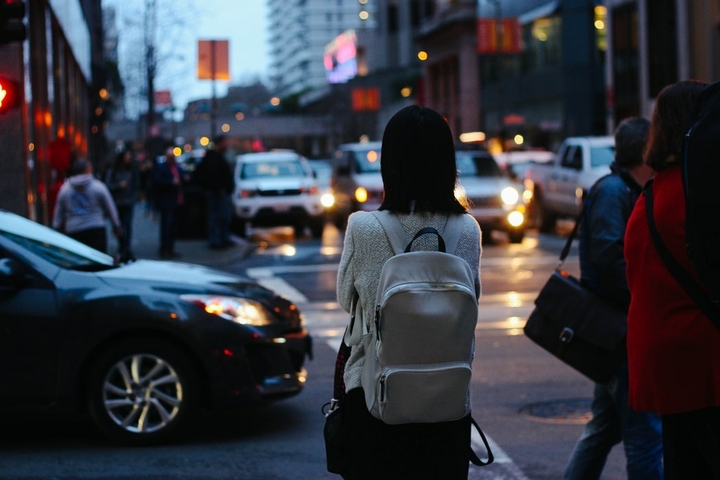 Facing Car On Street San Francisco,United States