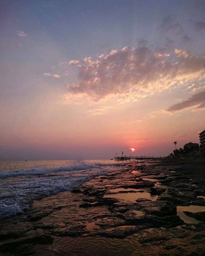 sunset.