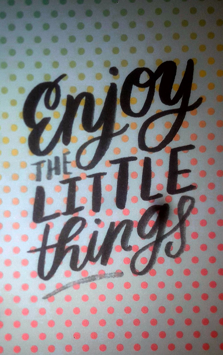 Enjoy The Little Things