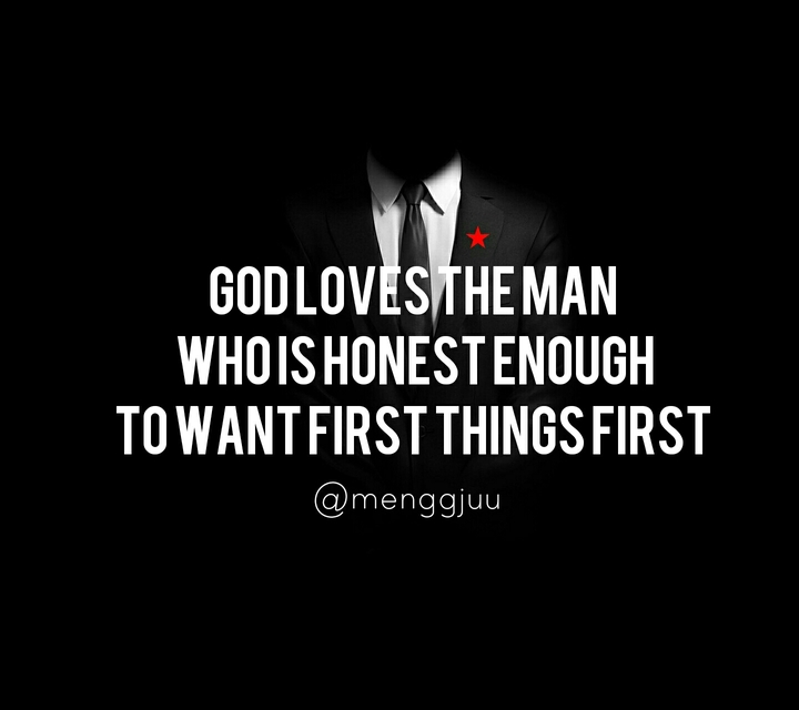 God First!