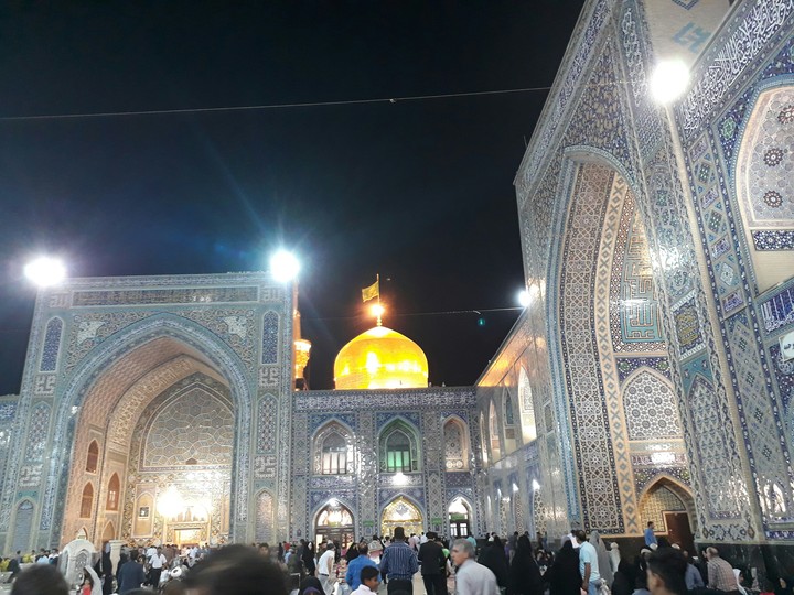 golden shirine of imam reza