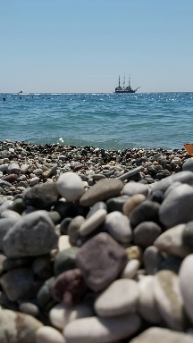 пляж. море