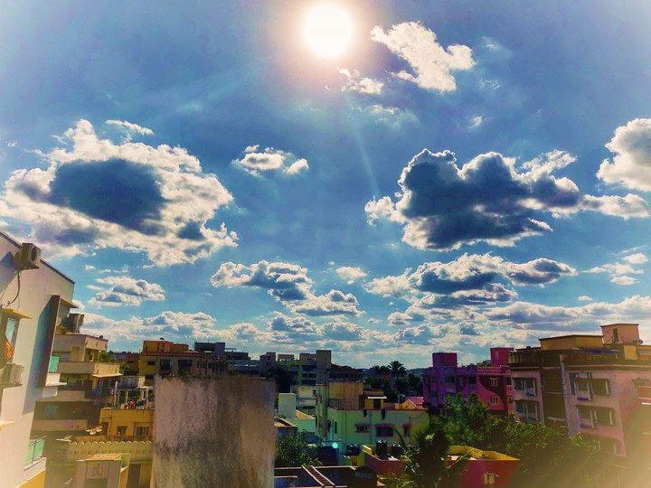city and sky