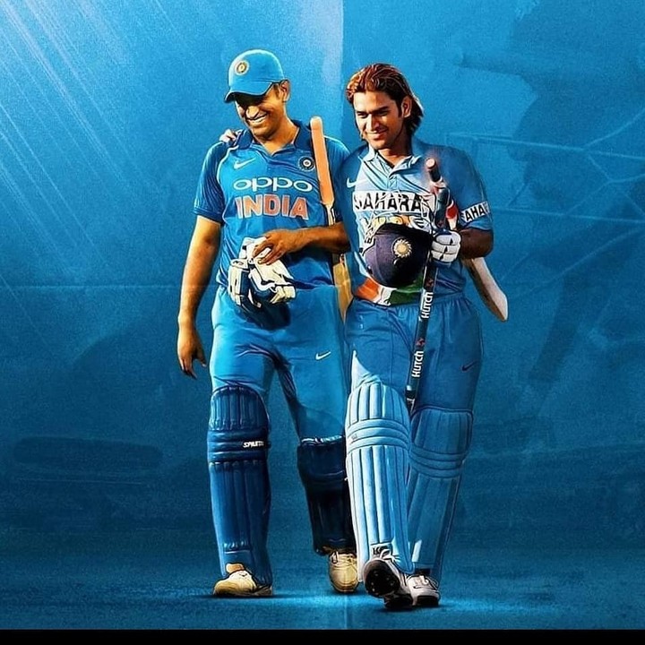MS Dhoni Then Now