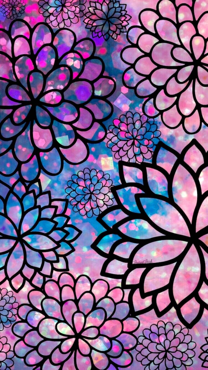 psychedelic flowers
