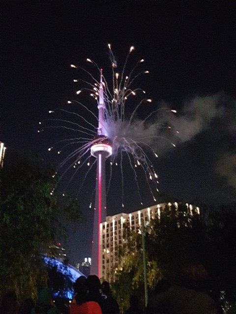 Fireworks From the Tower