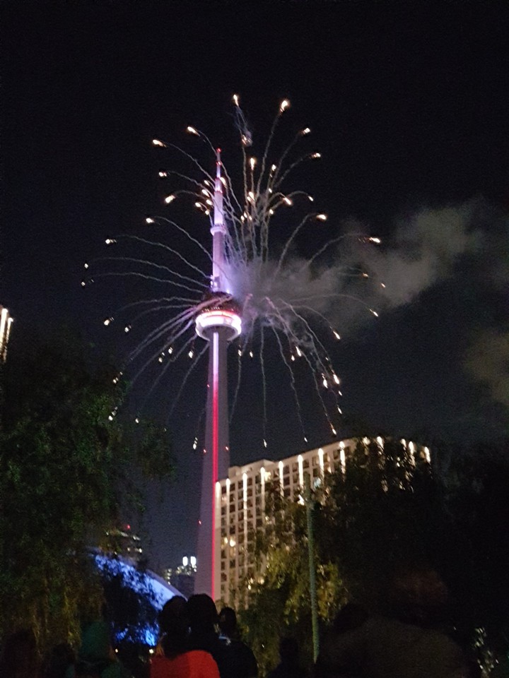 Fireworks From the Tower