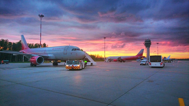 sunset fly