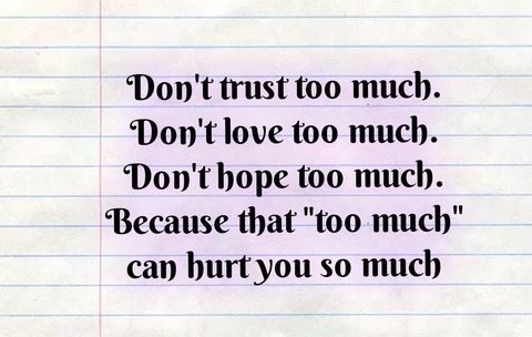 Sometimes it's hard to face reality