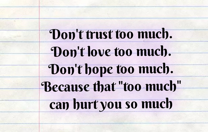 Sometimes it's hard to face reality
