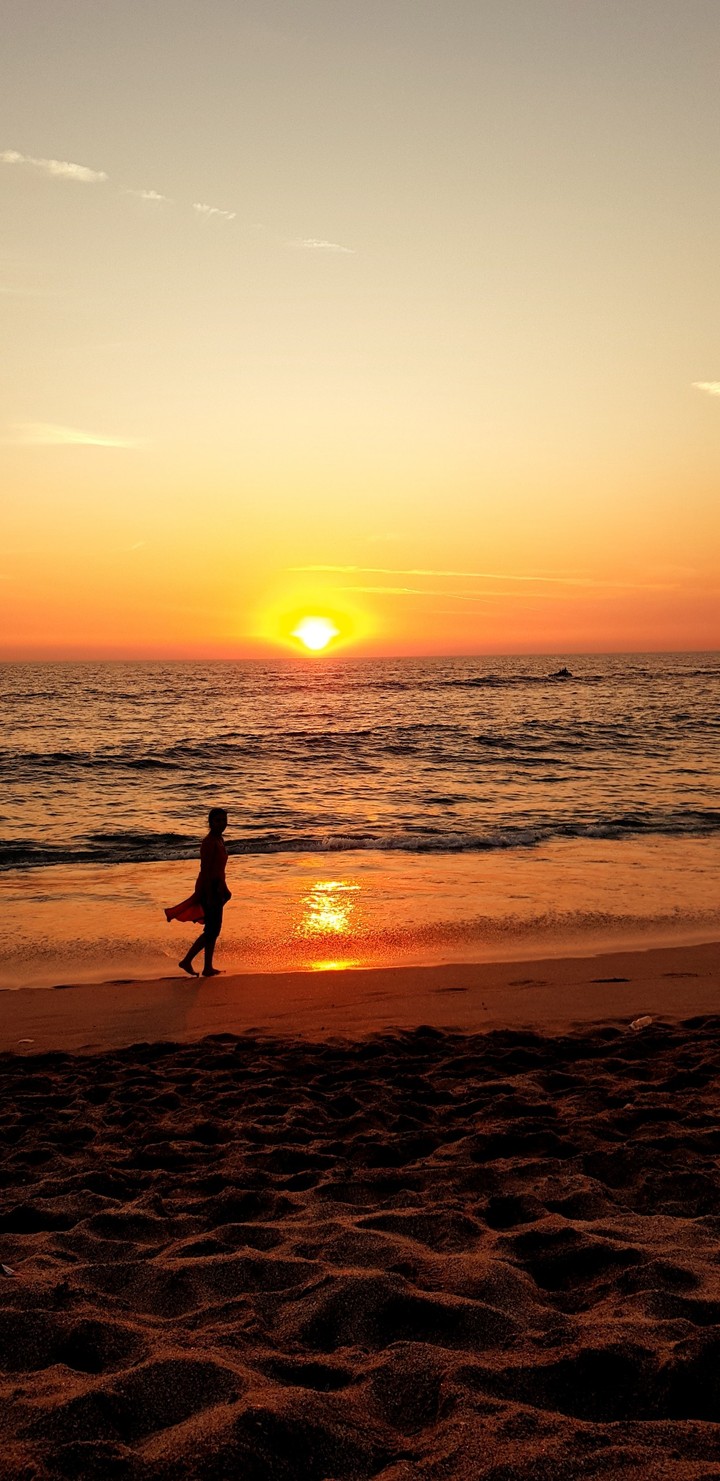 Sunset At Beach