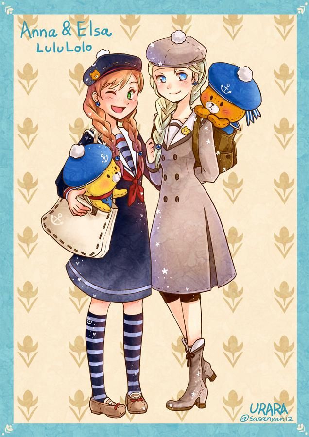 ANNA & ELSA Vintage Sailor Look