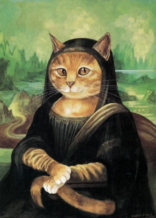 Карикатура Кошки