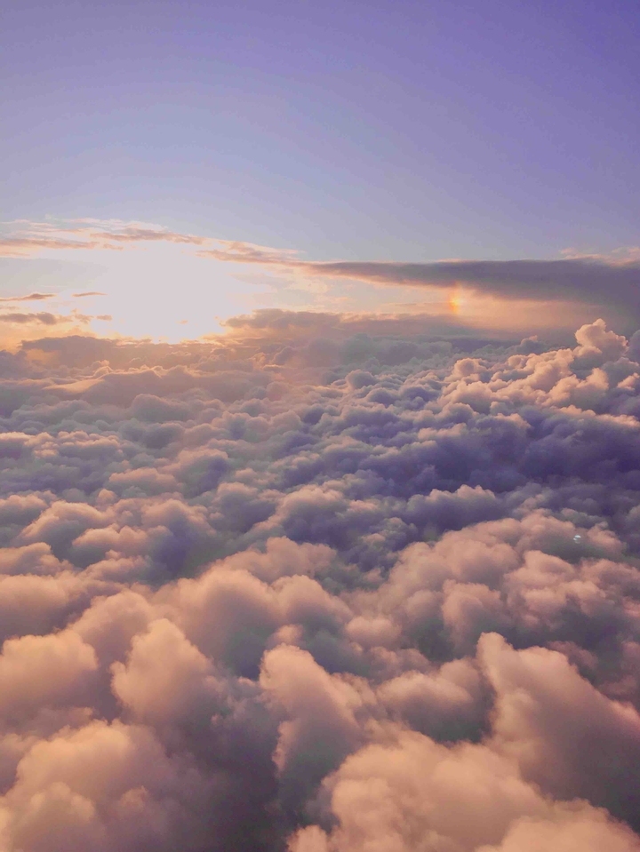 in clouds
