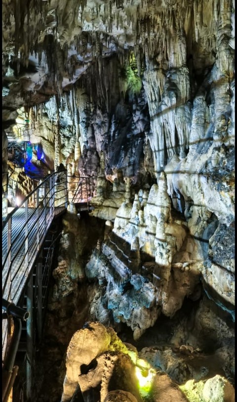 fonds d'écran erosion, stalagmite