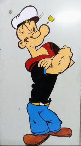 My wallpainting. . on the freedge door.:)