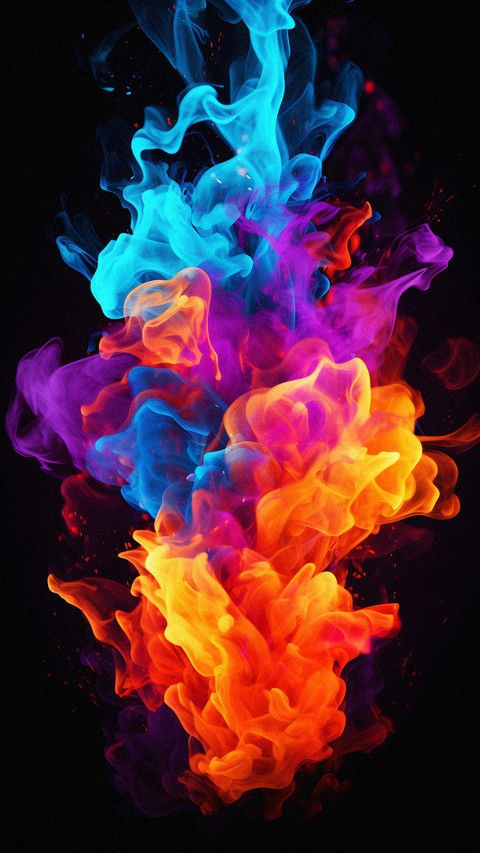 тапети smoke, Orange