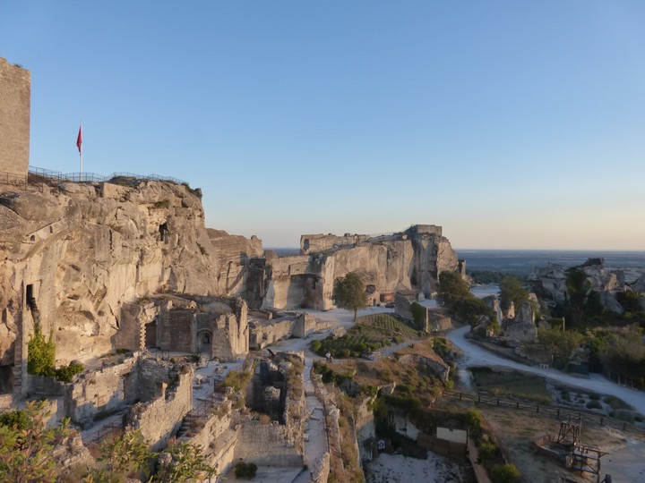 Coucher de soleil sur les Baux