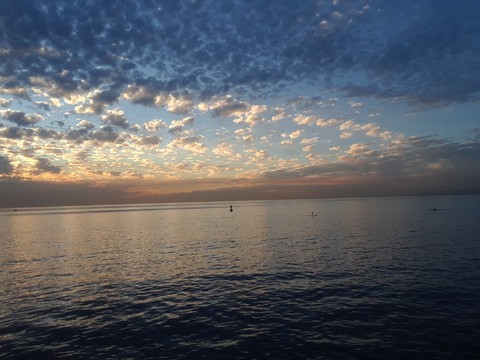 ocean at sunset
