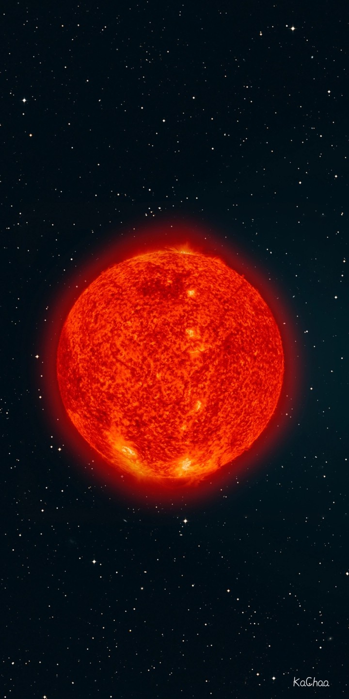 red sun