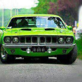 Green car