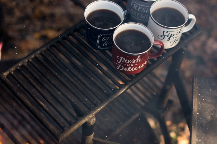 Mugs Tea Camping