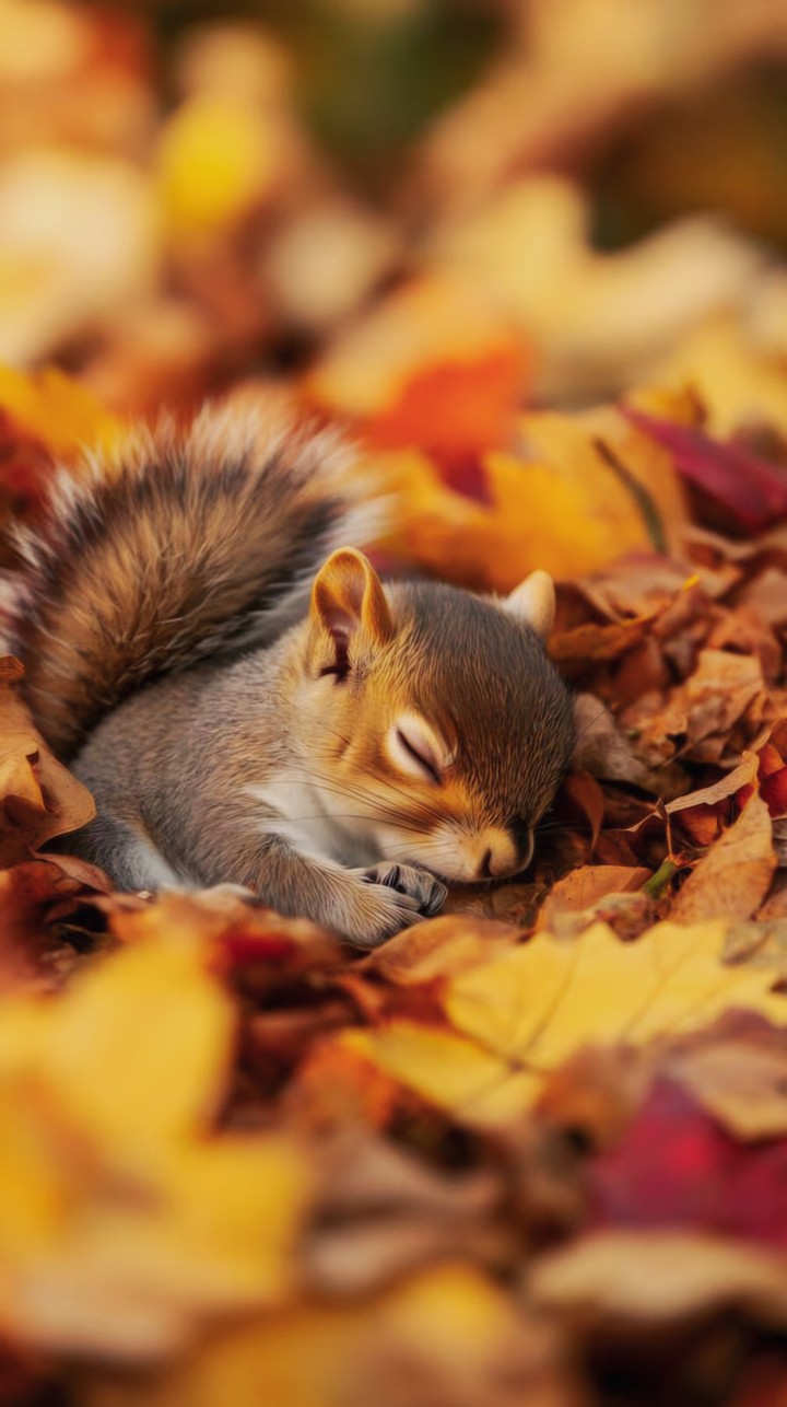 SLEEPING SQUIRREL
