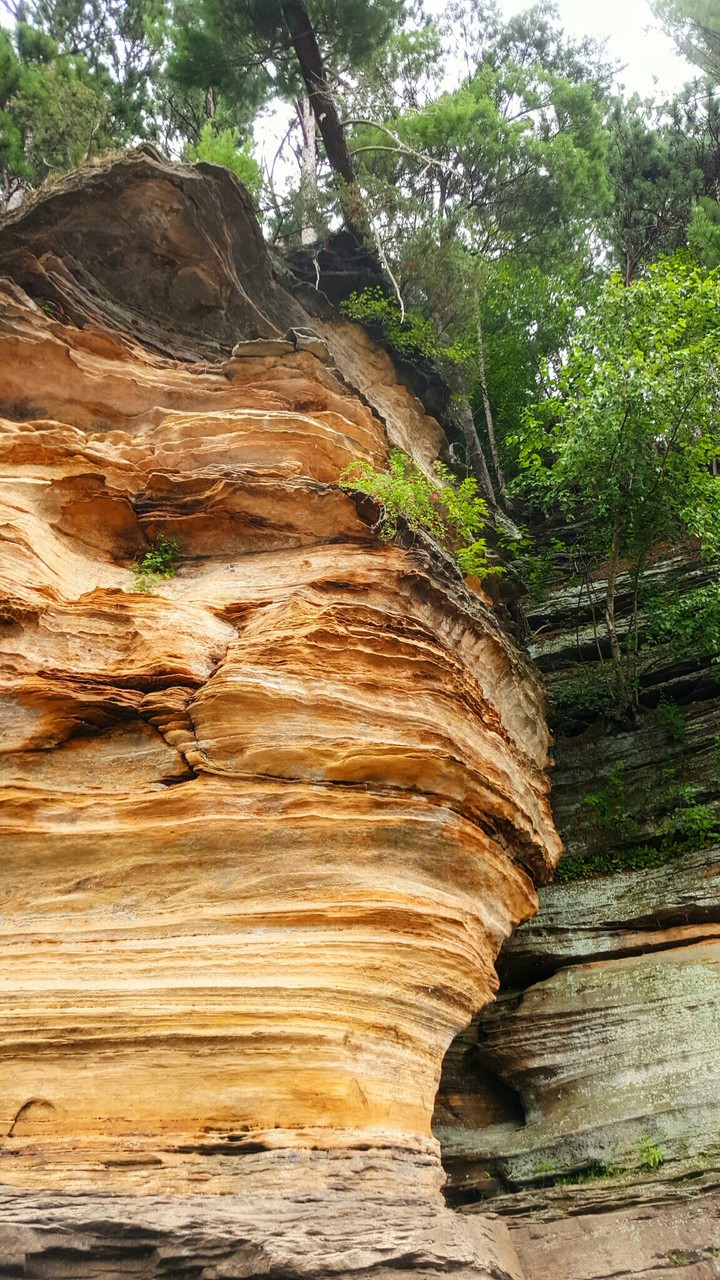 sandstone cliffs