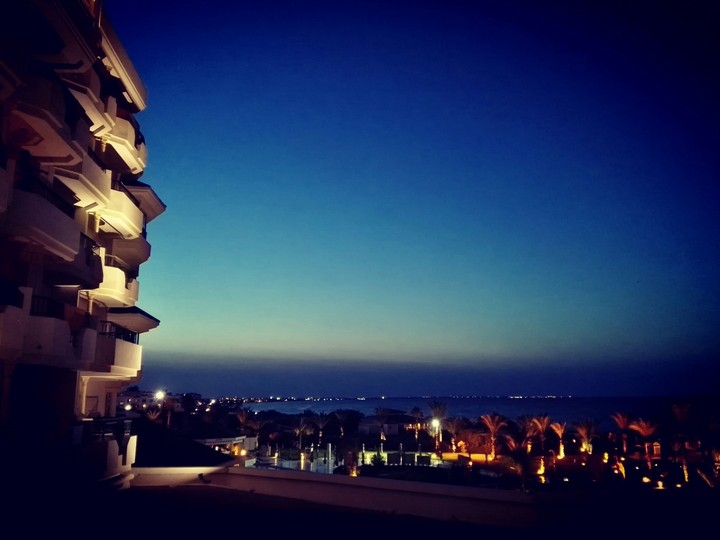 Evenimg near the sea