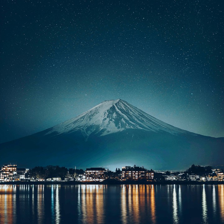 # Beautiful Night at Mt Fuji