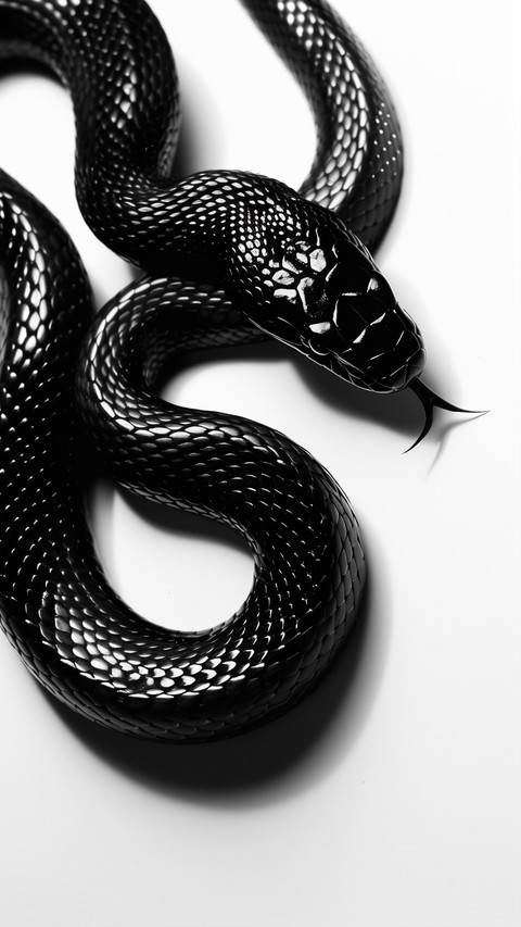 black, serpent वॉलपेपर