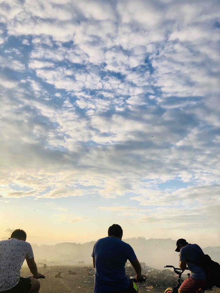 cielo, nubes, humo,
