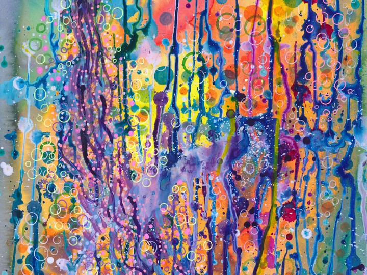Stains Circles Paint