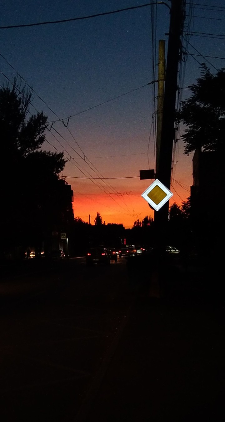 закат