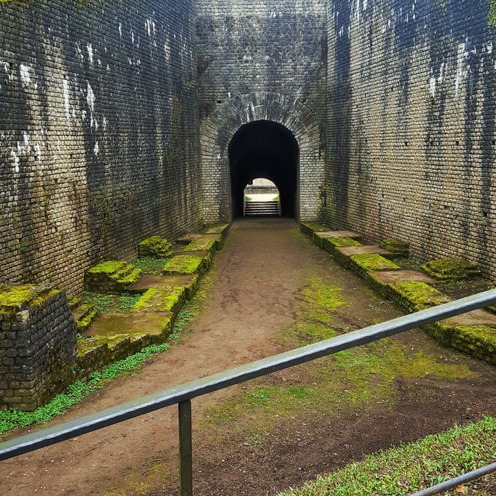 Visiting the Amphitheater in Trier/Germany