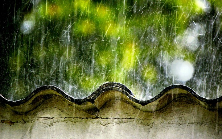 raining