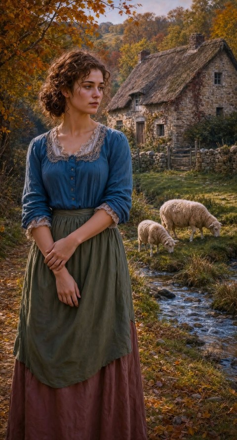 Dress, People_in_nature, Brown_hair