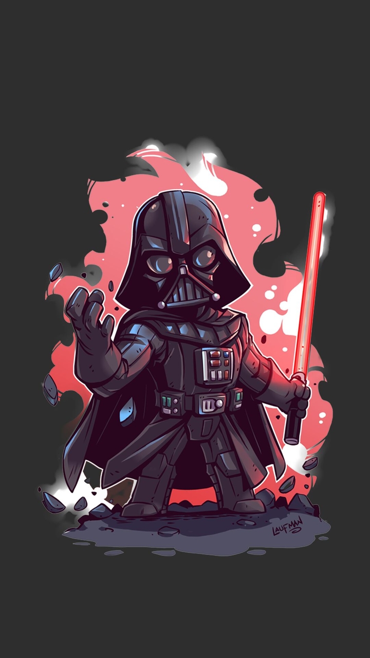 Darth Vader Cartoonish Fan Ar