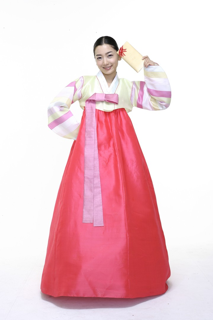 Couple in Korean Dress