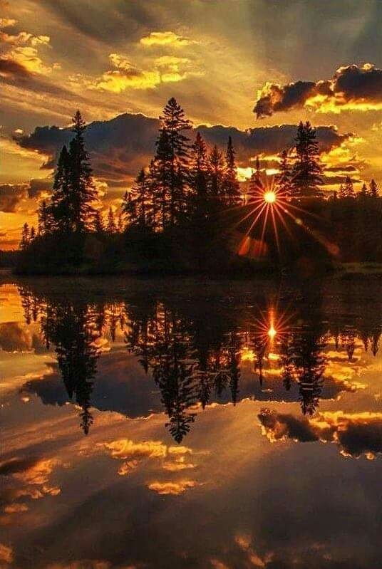 fall sunset