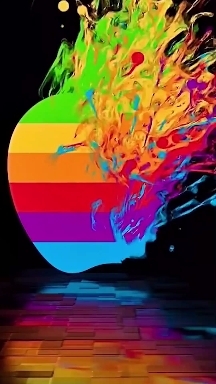 Apple logo graphic