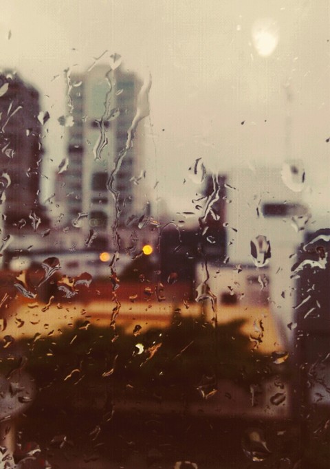Water in window