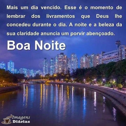 Excelente, maravilhosa e abençoada seja nossa noite.???