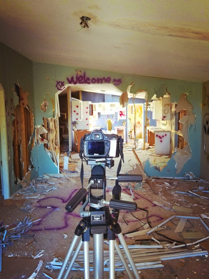 abandoned home