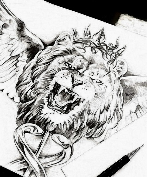 sfondi cartoon, roar