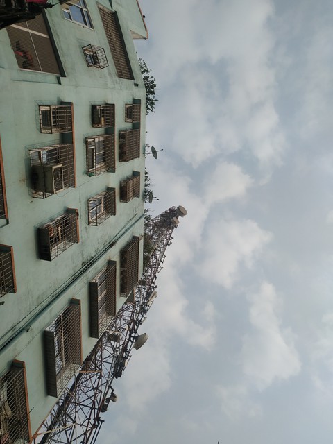 sfondi Building, cloud