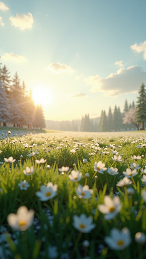 тапети chamomile, wildflower