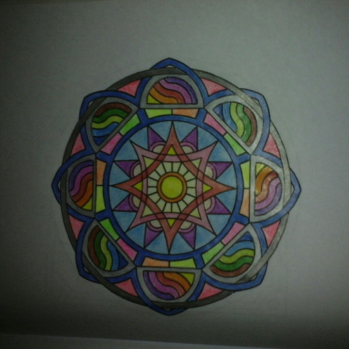 Mandala arcoíris