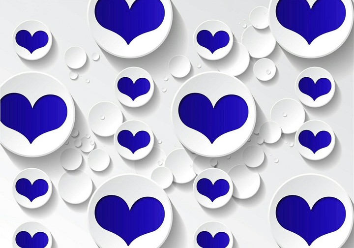 blue &white